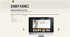 Desktop Screenshot of dannyhaines.com